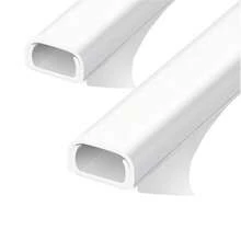 2pcs Electric Wire Cable Concealer Set, Paintable Wall Cable Cover, Self-Adhesive Wire Organizer - 2pcs - View 12