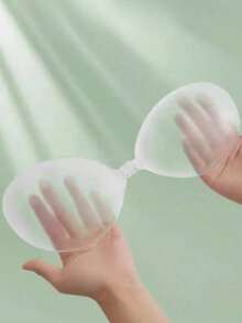 1pc Silicone Bra, Strapless Silicone Bra, Women Silicone Nipple Cover. Fashionable Style, Suitable For Wedding Wear. Also Includes Non-Slip Clothing Tapes. These Bras Are Breathable, Waterproof And Can Be Used As Underwear. - One Size Fits All - View 5