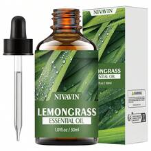 30ml/60ml/100ml Lemongrass Essential Oil, Pure Plant Extract, Long-Lasting Fragrance, Suitable For Air Freshening, Use With Diffuser, DIY, Holiday Atmosphere, Halloween/Christmas Gift - Lemongrass - View 12