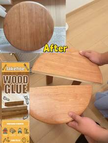 1 pieza/30ml Pegamento para carpintería, 1 pieza/50ml Adhesivo multiusos adecuado para madera maciza, paneles de madera, artesanía de madera y otros materiales. Fuerte unión, durable después de la reparación/unión, curado rápido, de larga duración e impermeable, adecuado para productos de madera diarios, también puede reparar/unir artículos dañados hechos de plástico, metal, acrílico, piedra, etc. - Adhesivo multifuncional - Ver 2