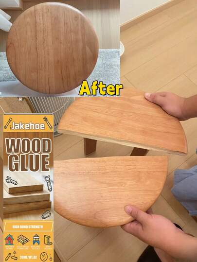 1 lọ/30ml Keo dán gỗ, 1 lọ/50ml Keo dán đa năng Thích hợp cho gỗ nguyên khối, ván gỗ, đồ thủ công mỹ nghệ bằng gỗ và các vật liệu khác. Độ bám dính cao, bền chắc sau khi sửa chữa/dán, khô nhanh, lâu bền và chống thấm nước, thích hợp cho các sản phẩm gỗ hàng ngày, cũng có thể sửa chữa/dán các vật dụng bị hư hỏng làm bằng nhựa, kim loại, acrylic, đá, v.v.