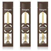 Bàn chải đánh răng FREEGRIN hương hoa tử đinh hương tự nhiên mới, cực kỳ tươi mát, chiết xuất từ cây cỏ dại Ả Rập chính hiệu, giúp tăng cường sức khỏe nướu, làm chắc răng và làm thơm hơi thở. Bàn chải đánh răng Miswak Siwak - màu nâu - Xem 11