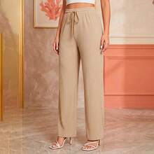 Pantalón Lounge de Pierna Ancha con Ajuste de Cordón 2VY2 - múltiple - Ver 5