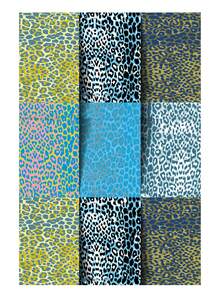 1 Sheet Of 5.82*3.93 Inch Indigenous Dotted / Leopard Print / Ink Wash / Flowing Sand Stone Pattern Transfer Paper, Suitable For DIY Artistic Jewelry Earring Making With Special Polymer Clay - Multicolor - View 12