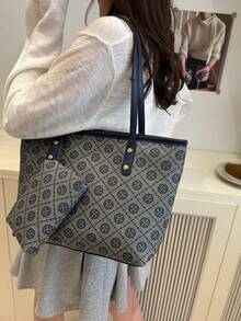 New Arrival Lightweight Luxury Versatile Women Shoulder Bag & Handbag - Blue - View 5