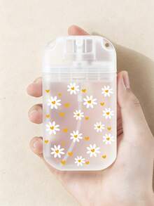 New Bow Pattern Semi-Transparent Pet Refillable Travel Bottle, Matte, Semi-Transparent Frosted Texture, Perfume Spray Bottle, Makeup Remover Dispenser, Moisturizing Bottle, Suitable For Nail Polish Remover, Toner And Makeup Remover,Travel Essentials - Multicolor - View 3