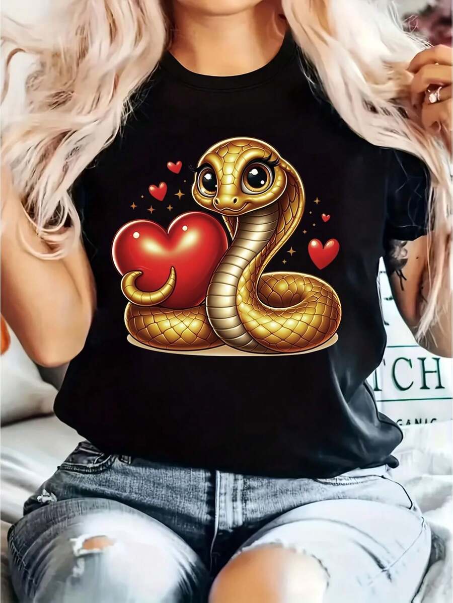 Women T-Shirts - Black - View 1
