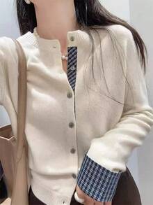 Women Cardigans - Apricot - View 5