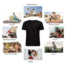 Camisetas básicas de anime con estampado de rosas reales para hombre - Negro - Ver 7