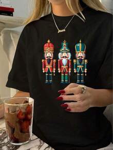 Women T-Shirts - Black - View 1