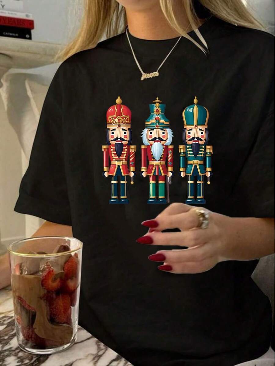 Women T-Shirts - Black - View 1