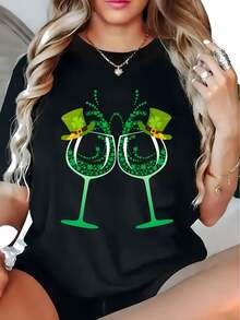 Women T-Shirts - Black - View 1