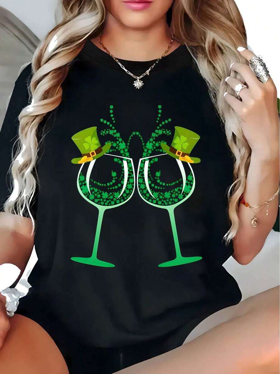 Women T-Shirts - Black - View 1