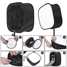 Eonix Bộ khuếch tán ánh sáng mềm chuyên nghiệp kích thước 16,14 x 16,14 inch, phù hợp với đèn LED Yongnuo | Tấm đèn gấp gọn di động, tương thích với các dòng YN600L II, YN900, YN300/IV và YN160 III, được làm từ polyamide. - Xem 5