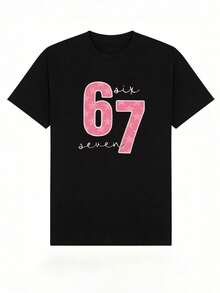 Camiseta de manga corta con cuello redondo suave y casual de verano para mujer, tops para salir, vintage, Gen Z, tops, curvas, ropa Y2K, algodón, Italia, Grecia, tops de mujer, tops bonitos, camisetas gráficas, conjuntos de primavera, estilo callejero americano, casual deportivo, estilo unisex, estilo casual urbano, casual, jersey, camisetas holgadas, ropa de calle retro, estilo de los 90, estilo de los 2000, subcultura, estilo europeo, tops negros, tops blancos, conjuntos de fiesta de los 90. Blanco - Negro - Ver 5