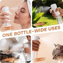 Bình xịt liên tục 200ml, phun sương siêu mịn, có thể nạp lại, thích hợp cho tạo kiểu tóc, sử dụng trong salon, chăm sóc da, làm sạch và các liệu pháp thảo dược. - nhiều màu - Xem 5