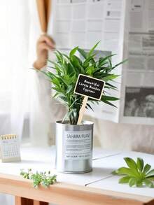 Bộ 20/10/5/1 nhãn gỗ cổ điển dùng để đánh dấu cây trồng, biển hiệu gỗ mini có bảng phấn, biển đánh dấu vườn hình chữ T có bảng phấn, thích hợp cho cây trồng trong chậu, hạt giống, thảo mộc, cây mọng nước, đám cưới, trưng bày bánh ngọt, khách sạn, tiệc tùng, món tráng miệng, thẻ bàn, Ngày của Mẹ, lễ tốt nghiệp - Không cần nguồn điện. - Hình chữ T - Xem 2