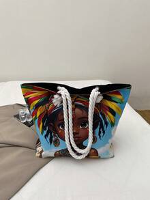 New Fashion Handbag For Women, Versatile Commuter Tote Bag With Large Capacity, Shoulder Bag - Multicolor - View 10