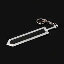 Llavero de espada de asesino de dragones - Modelo en miniatura de arma dañada en batalla, unisex, adorno/accesorio decorativo para coche o mochila - Multicolor - Ver 10