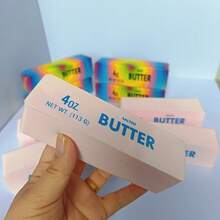 1 pieza Barra de mantequilla Hachimi de rebote lento y ultra suave, súper vendida en 2026, juguete antiestrés, regalo perfecto para estudiantes, festivales, cumpleaños, presente interesante para niños - Multicolor - Ver 10