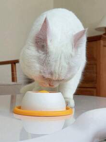 1个防溢慢食宠物碗，互动猫狗玩具，耐啃咬，缓解无聊，训练益智玩具 - 50毫升 - 查看 9