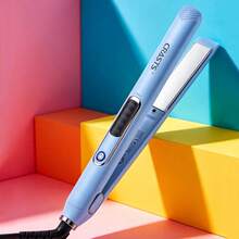 CRASTS 多功能直发器，卷发和直发二合一美发造型工具 - 淺藍色 - 查看 14