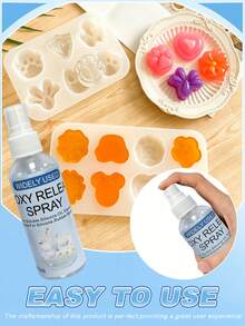 Mold Release Spray, Suitable For Candle And Epoxy Resin Making, Quick-Drying Silicone Oil Mold Release Agent, Professional Anti-Stick Mold Release, Extends Mold Lifespan, Heat Resistant - Multicolor - View 7