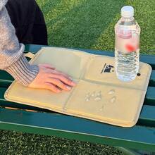 Professional Outdoor Waterproof Adjustable Sports Oxford Cloth Folding Cushion Moisture Proof Dirt Resistant Ground Mat For Hiking Picnicking Camping Beach Insulating Seat Pad 7BUS - 卡其色 - 查看 6