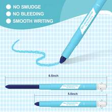 Bộ 3 bút dạ quang gel màu neon sáng, không lem, thích hợp cho việc viết nhật ký, học tập và sáng tạo nghệ thuật chuyên nghiệp. - Nhiều màu - Xem 9