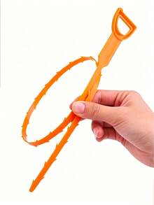 1/3pcs Multi-Functional Drain Cleaner Tool With Hair Collector, Suitable For Sink, Pipe, Basin, Toilet, Bathroom And Kitchen Cleaning - A - View 4