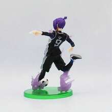 1pc/14cm Anime Action Figure Football Poseable Doll PVC Model Collectible Ornament Desktop Decor Car Accessory Holiday Gift - Multicolor - View 2