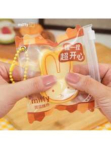Officially Licensed Miffy Adorable Charm – A Super Cute Cartoon Birthday Gift For Kids, Perfect As A Delicate Keychain Or Bag Accessory. - Sandwich Cookie Squeezable Pendant - View 6