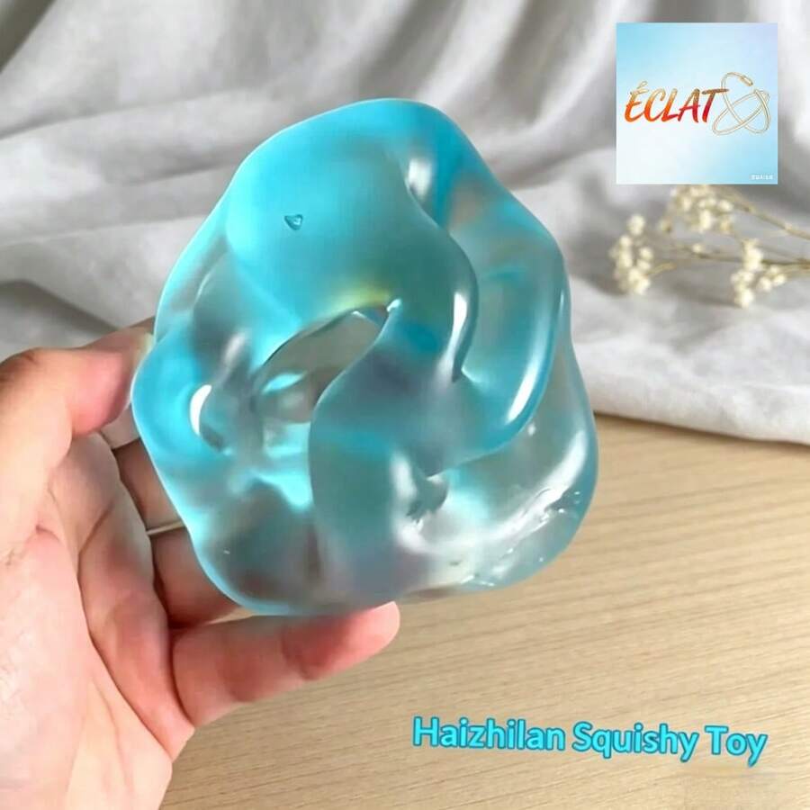 Extra Large Fluffy Slime Squishies Jumbo Slow Rebound Stress Relief Toys Light Luxury VersatileNiche Soft Squishy Toys Perfect Birthday Easter Gifts K4HO - Màu xanh da trời - Xem 1