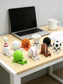 1 mô hình quả bóng thể thao mini in 3D, đồ trang trí hình cầu thủ bóng đá ngồi, đồ trang trí bóng đá dễ thương, tượng cầu thủ bóng đá, bộ đồ trang trí bàn làm việc hình quả bóng thể thao nhỏ, bao gồm quả bóng đá, thời trang và độc đáo, vật trang trí bàn làm việc lý tưởng. Thích hợp làm quà tặng ngày lễ, quà lưu niệm World Cup, quà tặng tiệc tùng hoặc bộ sưu tập nghệ thuật. - Nhiều kiểu dáng - Xem 4