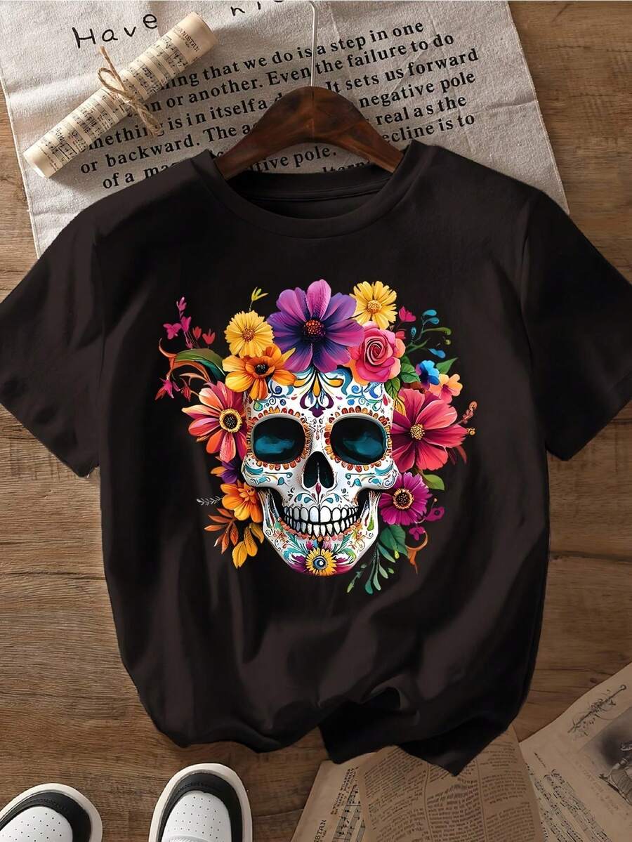 deyin Women T-Shirts - Black - View 1