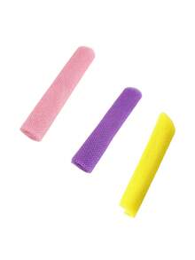1pc African Net Exfoliating Bath Sponge, Nylon Shower Brush For Daily Cleansing And Moisturizing Skin - Multicolor - View 8