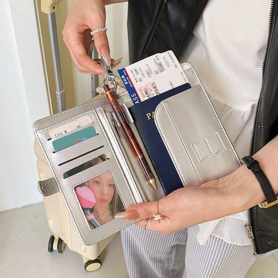 護照與身分證卡套、機票與登機證收納夾、旅行卡套保護殼 - 彩色 - 查看 1