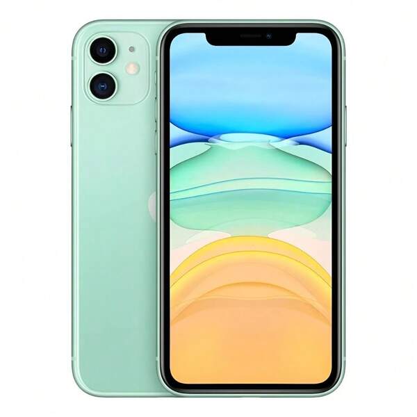（95%新）苹果 iPhone 11，绿色，双卡双待，电池健康度超过70%，含充电线/屏幕保护膜，二手，状况良好