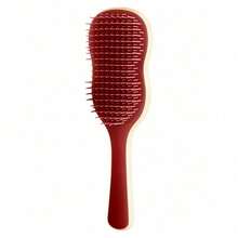 1pc Natural Smooth Hair Brush, Scalp Care Massage Brush With Anti-Slip Handle, Suitable For Curly, Straight, Dry Or Wet Hair - 多色-3 - 查看 9