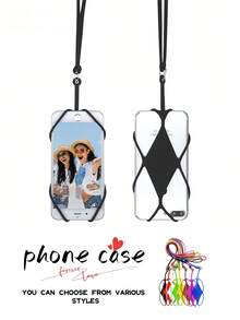 9pcs Multi-Color Silicone Phone Lanyard, Anti-Lost Phone Strap, Universal Neck Strap For Outdoor Travel And Daily Use - Multicolor - View 5