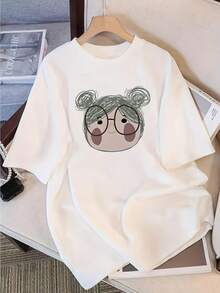 deyin Women T-Shirts - White - View 1