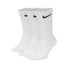 Nike 3双耐克Logo男女通用运动中筒袜，高帮训练健身长袜 SX7676-010 SX7676-100 SX7676-902 - SX7676-100 - 查看 3