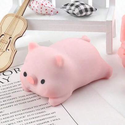 Creative Stress Relief Pull Pig Squishy Toy - Stretchy Mochi Tofu Ball - Decompression Vent Fidget For Adults - Suitable For Holiday Gifts, Fun And Cute Gifts, Birthday Gifts, Easter Gifts, Halloween Gifts, Christmas Gifts, Party Gifts, Squishy Stress Toy, Butter Squishy, Cheese Squishy