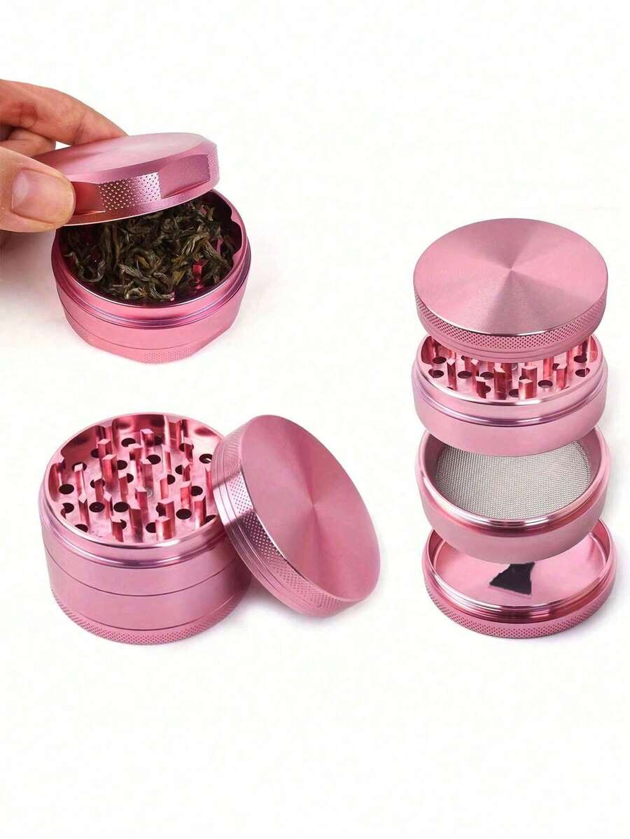 1 máy xay cầm tay bằng kim loại, máy xay gia vị, dụng cụ nhà bếp, thiết kế dễ thương, cầm nắm chắc chắn hơn, vật dụng cần thiết trong nhà bếp, máy xay muối.