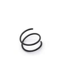 1 Pair No Piercing Fake Earrings, Star Design, Anti-Fading, Stainless Steel Material That Won't Slip, Punk Style - Multicolor - View 11