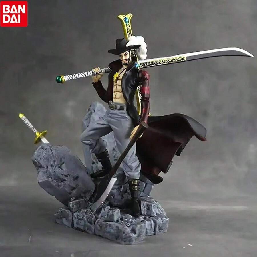 bandai 動漫公仔 PVC 鷹之眼 米霍克巔峰戰鬥系列裝飾玩偶 | 完美禮物-生日、週年紀念、畢業、返校、日、婚禮季與節日禮物,粉絲收藏展示,動漫主題派對用品與 Cosplay 道具,收藏玩偶禮物 - 彩色 - 查看 1