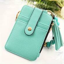 A Card Holder, ID Holder, Wallet, Keychain - A Gift For Mom Or Friends - 997-卡其色 - 查看 3