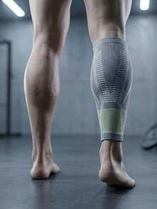 2 Pairs Random Gradient Compression Sports Socks, Breathable Mesh Running Cycling Leg Slimming Elastic Calf Socks - Multicolor - View 1