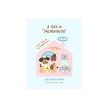 1pc Dachshund Dog Illustration Notebook, Thicker Eyesight-Protecting Inner Pages, Refreshing Healing Daily Planner, Soft & Cute Dachshund Theme Diary, Waterproof & Scratch-Resistant Cover, Beige Eyesight-Protecting Paper, Suitable For Daily Note-Taking, Learning Record, And Journaling, Flat-Lay Dachshund Planner, Niche Practical Gift Notebook - Multicolor - View 10