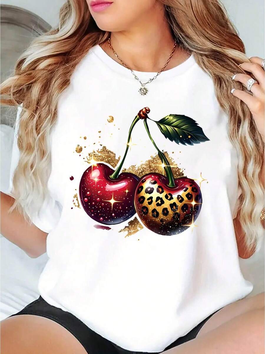 deyin Women T-Shirts - 白色 - 查看 1